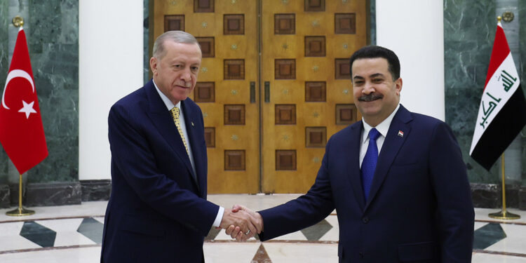 Erdoğan, Irak Başbakanı Sudani ile görüştü