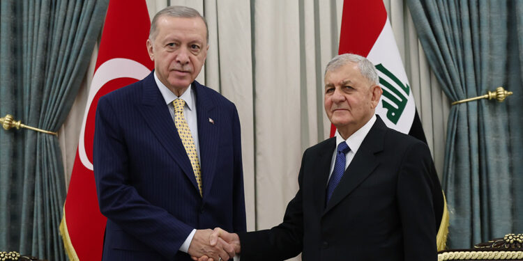 Erdoğan, Iraklı mevkidaşı Abdüllatif Reşid ile bir araya geldi