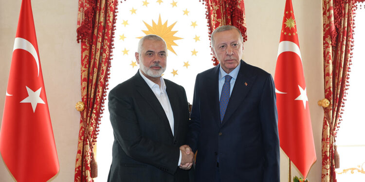 Erdoğan ile Heniyye görüşmesinin detayları