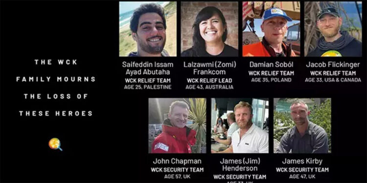 Gazze'de ölen 7 yardım çalışanının kimlikleri açıklandı