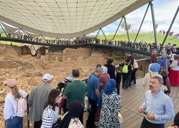 Göbeklitepe'de bayram yoğunluğu