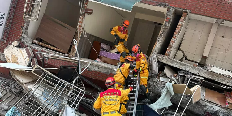 Güney kore'den tayvan'a deprem yardımı