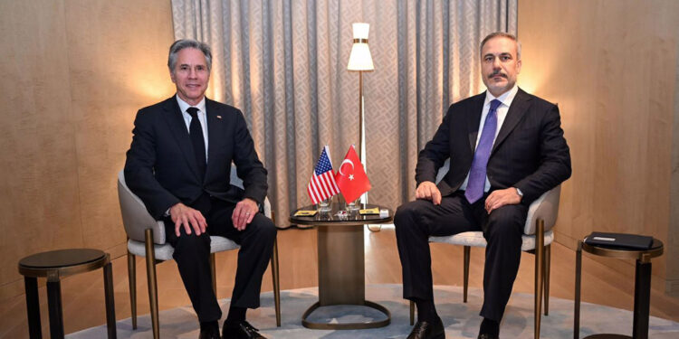 Hakan Fidan ABD Dışişleri Bakanı Blinken ile görüştü