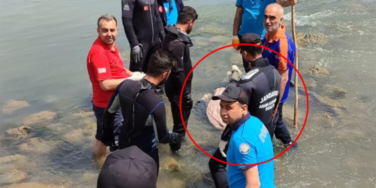 Dicle Nehri'nde ihbar sonrası, 6'ncı günde ceset bulundu