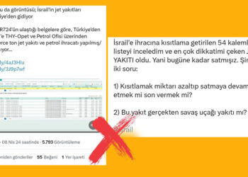 'İsrail'in jet yakıtları, Türkiye'den gidiyor' iddiası doğru mu?