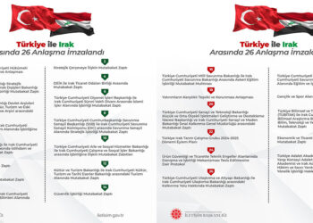 Türkiye ile Irak arasında 26 iş birliği anlaşması