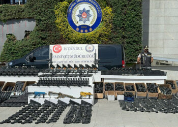 Mahzen-28 operasyonunda ele geçirilenler sergilendi