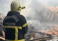 Kahramanmaraş'ta mobilya farikası yangını söndürüldü
