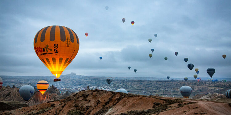 Kapadokya'da Ramazan Bayramı yoğunluğu