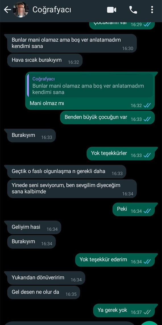 Konya'da öğretmen öğrencisine taciz iddiasıyla tutuklandı. S.D.'nin 'WhatsApp' ile sosyal medya hesabına M.K. tarafından gönderilen cinsel içerikli mesajlar da savcılığa delil olarak sunuldu.