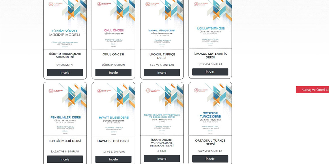 MEB'in yeni müfredat taslağı kamuoyu görüşüne açıldı