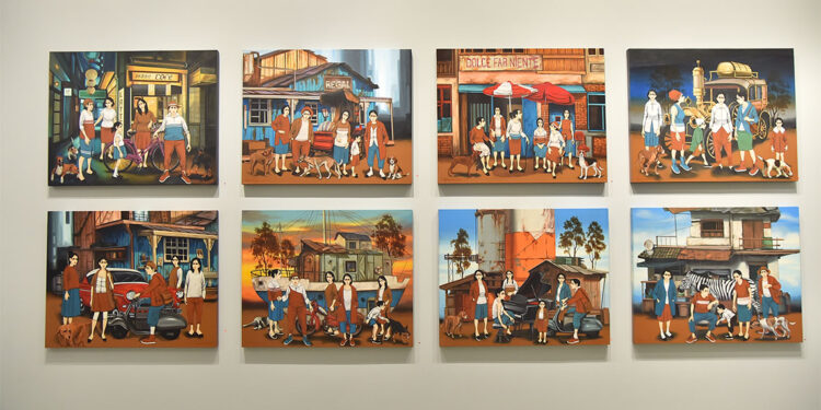 Orhan Umut'un Gece Görüşü sergisi sanatseverlerle buluştu