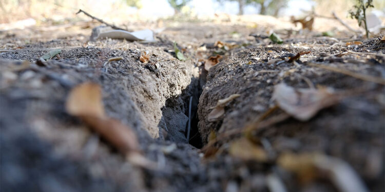 Yüzey yarıkları kuraklığın en bariz göstergesi