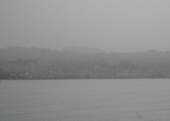 Rize'de çöl tozu etkisi