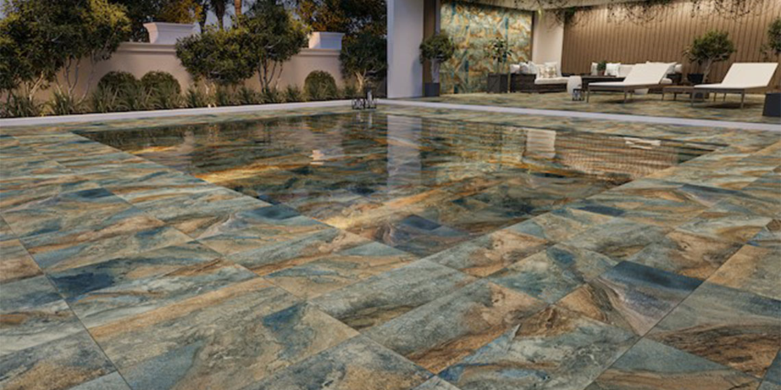 Seramik, vitrifiye ve yapı kimyasalları markası Seramiksan yeni porselen havuz karolarını tanıttı.