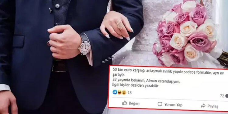 Sosyal medyada 'formalite evlilik' uyarısı