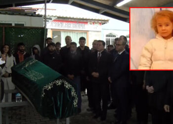 Su birikintisine düşerek ölen Edanur için cenaze töreni