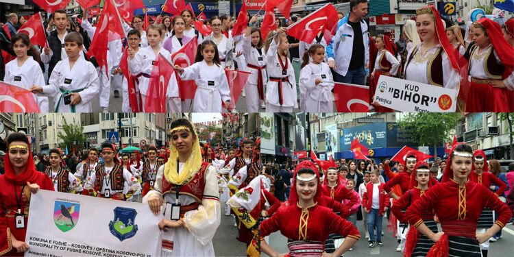 Tekirdağ'da 23 Nisan kutlamaları renkli görüntülere sahne oldu