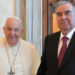 Tacikistan Cumhurbaşkanı, Papa Francis ile görüştü