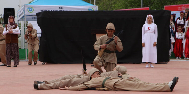 Tekirdağ'da milli mücadele ve TBMM'nin açılışını canlandırdılar