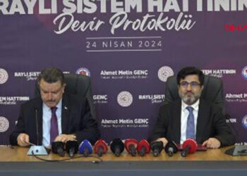 Trabzon Raylı Sistem projesinde devir protokolü