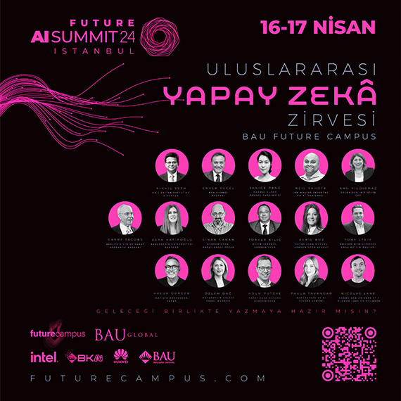Son yıllara damgasını vuran yapay zeka teknolojisinin dünyanın geleceğini nasıl etkileyeceği, Bahçeşehir Üniversitesi’nin (BAU) ev sahipliğinde İstanbul’da yapılacak Uluslararası Yapay Zeka Zirvesi’nde konuşulacak.
