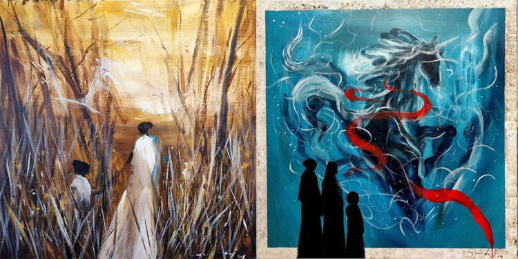 Can Emre Dağ'ın "bir "DÜŞ" gördüm" sergisi açıldı