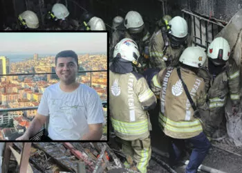 Beşiktaş'taki gece kulübü yangınında ölen ahmet defnedildi