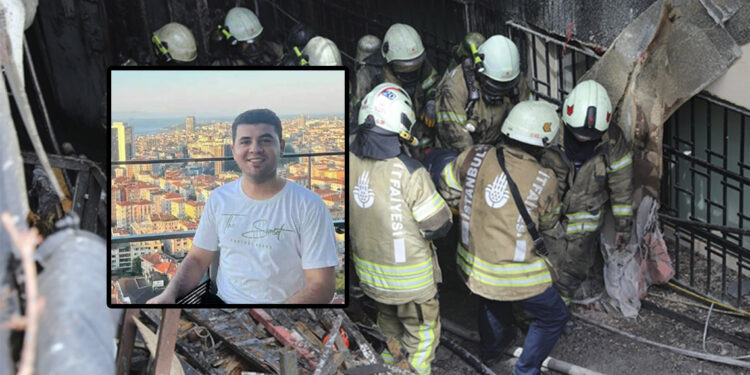 Beşiktaş'taki gece kulübü yangınında ölen Ahmet defnedildi