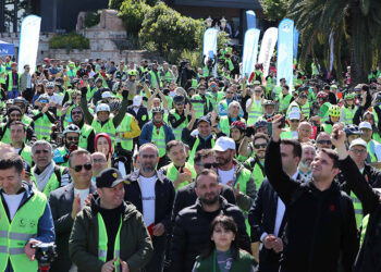 11. Yeşilay Bisiklet Turu'na 10 bin bisikletsever katıldı