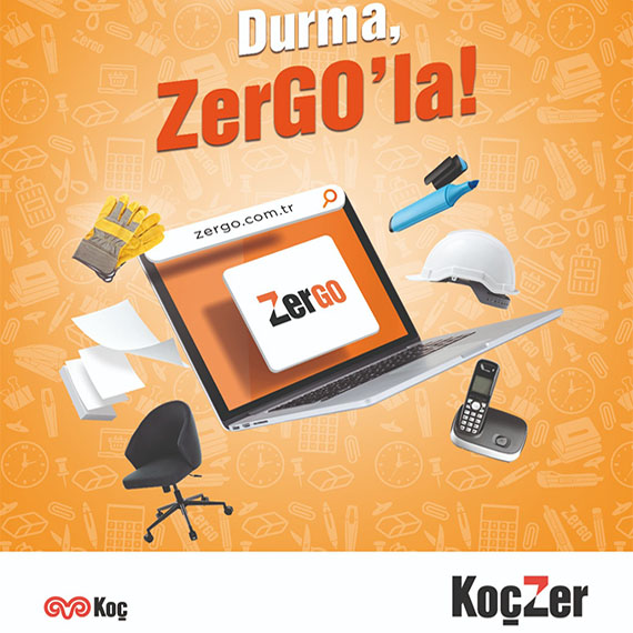 Koç topluluğu bünyesindeki kurumsal satın alma ve tedarik zinciri yönetimi şirketi KoçZer ZerGO'yu tanıttı. İş yeri ihtiyaçlarına göre kurgulanmış B2B pazaryeri ZerGO, alıcı ve satıcı şirketleri güvenli ve dijital bir ortamda buluşturmayı hedefliyor.