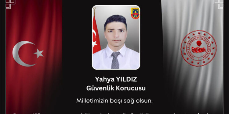 Pençe Kilit bölgesinde güvenlik korucusu şehit oldu