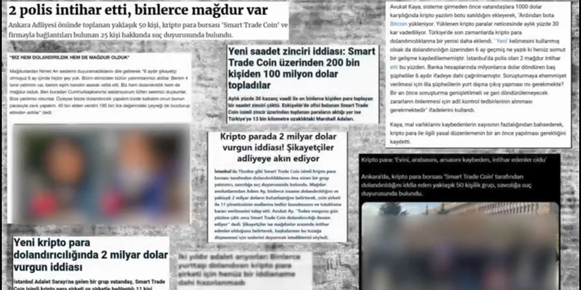 İçişleri Bakanı Ali Yerlikaya, Ankara merkezli 21 ilde 'Smart Trade Coin' isimli sözde kripto varlık alım/satım platformu üzerinden 'sıfır risk ile yüksek kazanç' vaadiyle nitelikli dolandırıcılık suçunu işleyen kişilere yönelik Sibergöz-42 operasyonları düzenlendiğini ve 127 şüphelinin yakalandığını duyurdu.