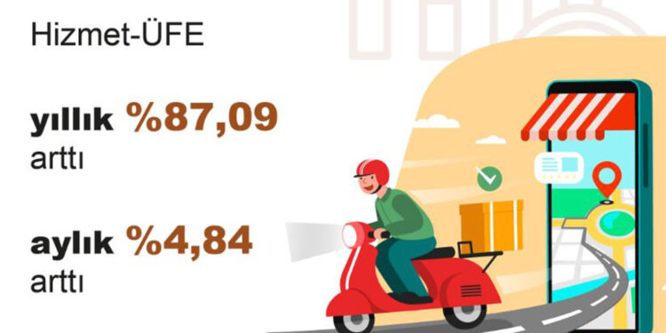 Hizmet üretici fiyatları aylık yüzde 4,84 arttı