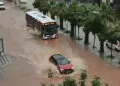Adana'da etkili olan fırtına hayatı felç etti