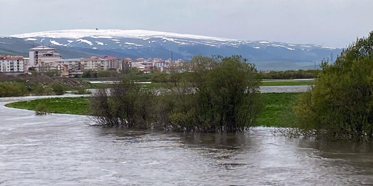 Ardahan’da dağlar yeniden beyaza büründü