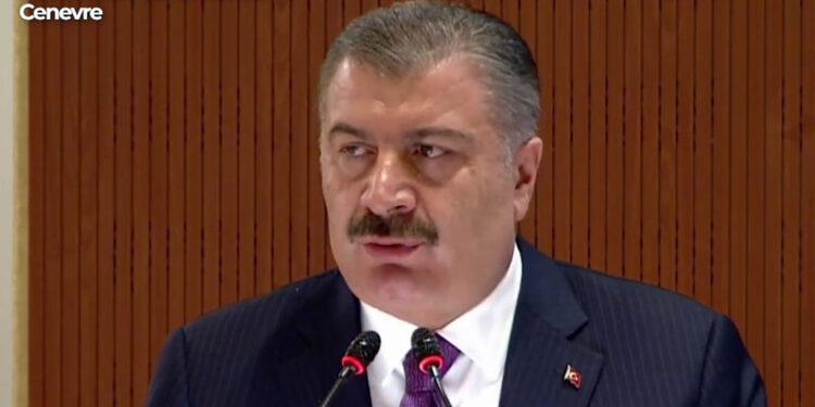 Bakan Koca, 77. Dünya Sağlık Asamblesi'nde konuştu