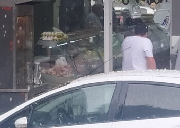 Bursa'da dolu yağdı