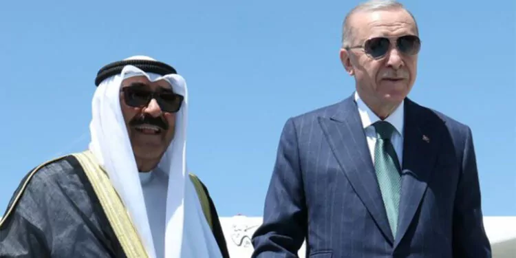 Erdoğan kuveyt devlet emirini karşıladı