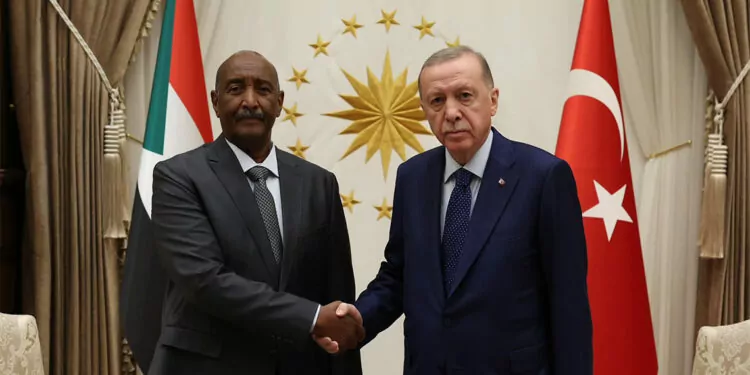 Erdoğan sudan egemenlik konseyi başkanı ile görüştü