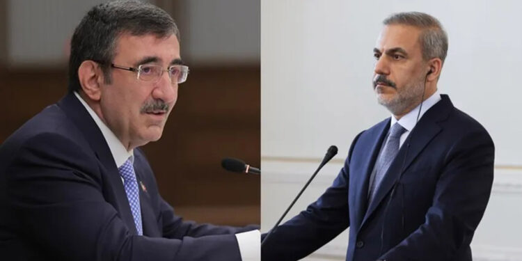 Cevdet Yılmaz ve Hakan Fidan, İran'a gitti