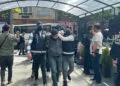 1 mayıs tutuklamalarına tepki sırasında slogan atan 5 kişiye gözaltı