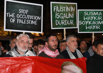 Filistin Dayanışma Platformu'ndan protesto