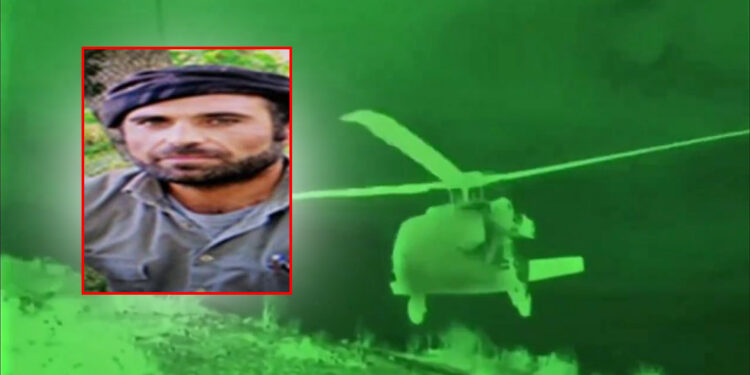 Gri kategoride aranan terörist etkisiz hale getirildi