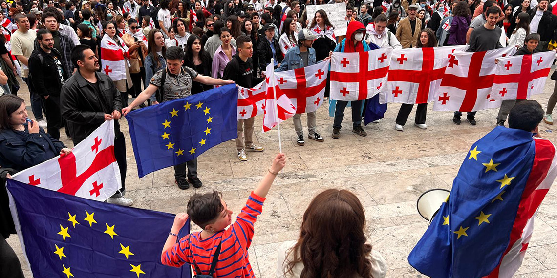 Gürcistan'daki protestolar sürüyor; Z kuşağı ayaklandı