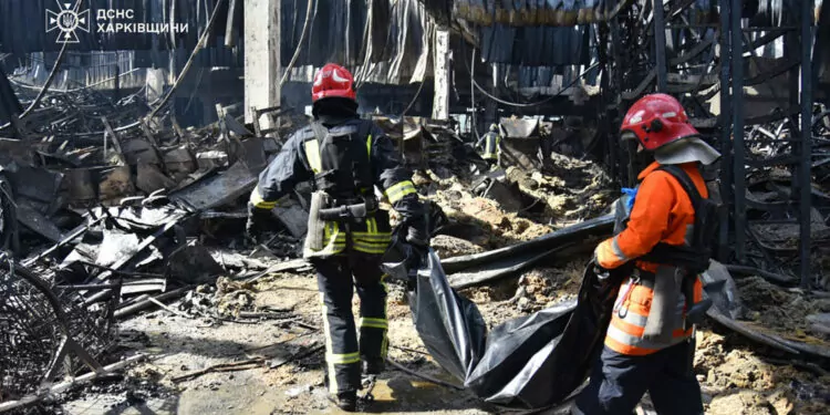 Harkiv'de süpermarket saldırısında can kaybı 15’e yükseldi