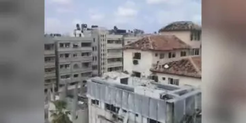 Al-amal hastanesi ve çevresi hedef alındı