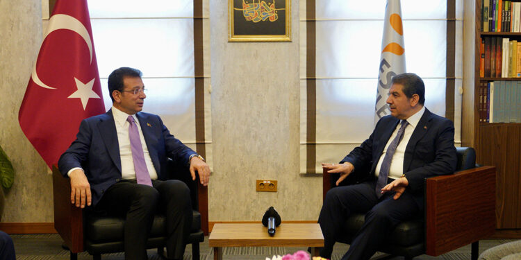 İmamoğlu'ndan Esenler Belediye Başkanı'na tebrik ziyareti