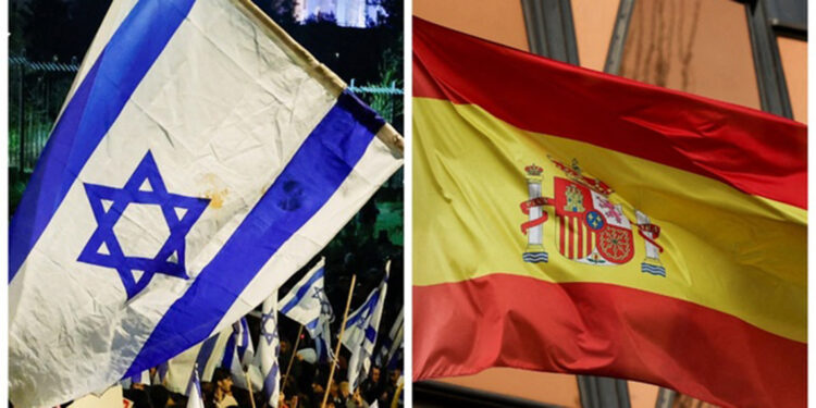 İsrail'den İspanya Konsolosluğu'na Filistin yasağı