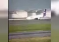 İstanbul havalimanı'nda uçak gövdesi üstü indi